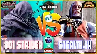 SF6 Replay 💥💥 801 STRIDER (M.bison) VS STEALTH TX (JP) 💥💥 High level gameplay