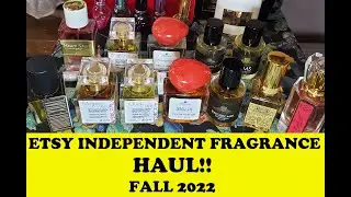 ETSY Independent Fragrance Haul 2022 (12 Full Bottles, 6 Travel Sizes)