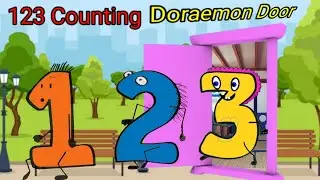 123 counting || 1 to10 counting numbers || Doraemon door 123456789 || number name #counting