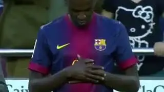 A volta de &Eacute;ric Abidal aos gramados, ap&oacute;s vencer o c&acirc;ncer &eacute; de arrepiar! SENSACIONAL!