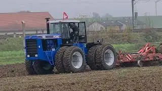 Ford 1156 470 PS Tractor Field Cultivating #Bigtractorpower