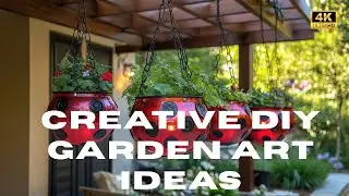 🌿🎨 Creative DIY Garden Art Ideas | Make Stunning Homemade Outdoor Decor