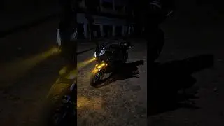 New Fog Light Installed ☠️ #views #viralreels #bike #bikereels #r15m #bikemodification