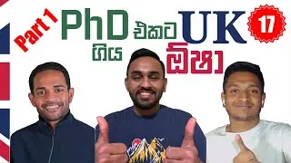 Journey of Oshada! (PHD student from Sri Lanka) #sinhala