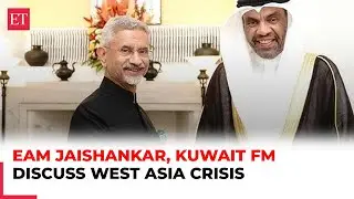 EAM Jaishankar, Kuwait FM discuss West Asia Crisis during bilateral talks 'Matter of deep concern&hellip;'
