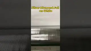 Embossing Process-The last molding step for Silver Diamond Diffusion Reflective Film #hydroponics