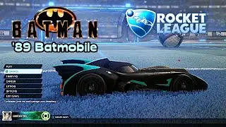 '89 Batmobile from Batman movie 1989 at Rocket League PC Gameplay