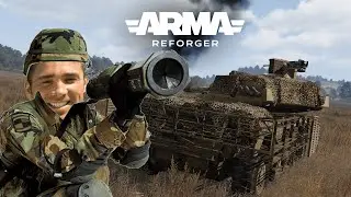 Arma Reforger | Краткий Гайд: Как выпросить вертолет и отпиздить танк с пехотой.
