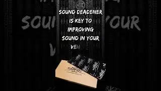 #skyhighcaraudio #sound deadener helps your overall #caraudio experience #subwoofer #carsoundsystem