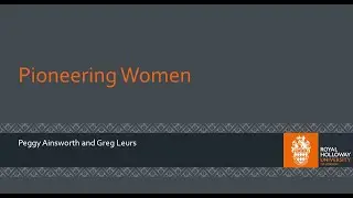 Pioneering Women - International Women's Day 2022
