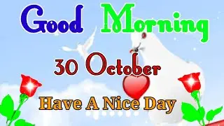 30 October,Happy Saturday / Good morning status whatsapp status|Good morning song/Good morning video