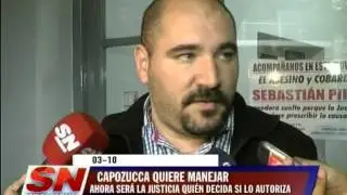 Matias Capozzucca Nuevos ex&aacute;menes para volver a conducir