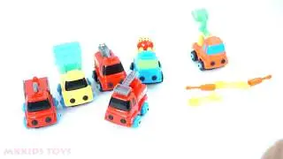 Building a Fire Truck Car Toys Video for kids | MKKIDS TOYS