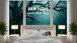 Deep Sleep Music 😴 Relaxing Rain & Soft Piano for Instant Calm, Stress Relief and Anxiety Reduction