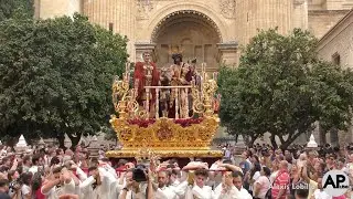 4K | Salida del Misterio de la Humildad Málaga | Paso y Esperanza | Extraordinaria 2019