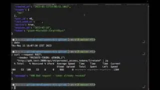 Personal / Group / Project Access Token rotation API