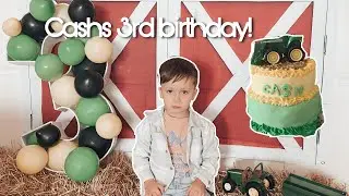 TRACTOR/FARM THEME BIRTHDAY PARTY! Cashs 3rd Birthday!