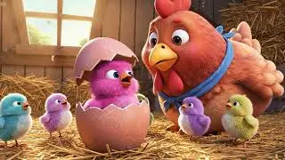 Ten Little Chicks 🐣 | Counting Song 1&ndash;10 | Cute Pixar-Style 3D Nursery Rhyme | Learn Numbers