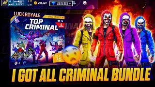 Finally Top Criminal Event is back on Freefire !!😱I got All Criminal Bundles🔥