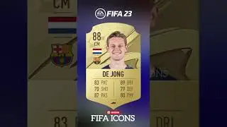 De Jong NEW CARD IN FIFA 23 #dejong #fifa23
