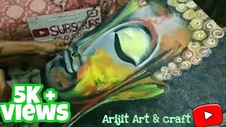 OIL Painting Time-Lapse ৷ Modern Buddha #Art ৷On Canvas #1