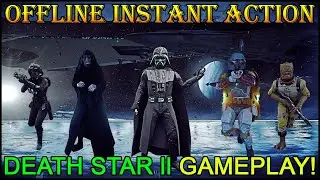 Offline Instant Action Gameplay (Death Star ll) - Star Wars Battlefront 2