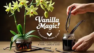 Vanilla Magic: Grow & Extract Vanilla at Home 🌱✨ A Complete Guide!