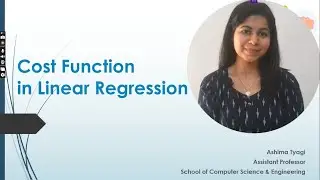Cost Function in Linear Regression | Mean Squared Error in Machine Learning