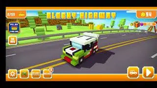 gameplay of blocky highway with my brother24