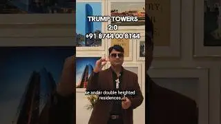 TRUMP TOWERS 2.0 FOR BROKERS  #viral #trumptowers #8744008144 #MYINVESTORSDEN #realestate