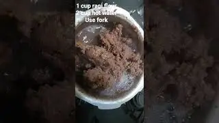 Easy way of Making Ragi Mudde By Gundu's veg kitchen 😋