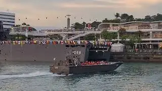 Navy ship at Vivo City in Singapore #adventure  2025