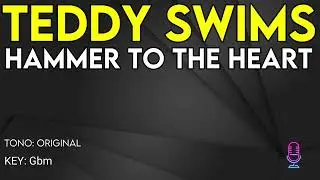 Teddy Swims - Hammer To The Heart - Karaoke Instrumental