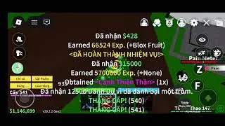 Cày blox fruits đến lv max, tập 13.