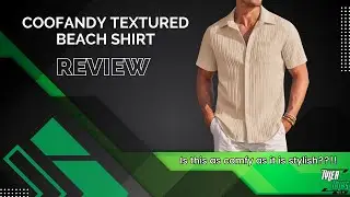 Coofandy Men's Beach Shirt review