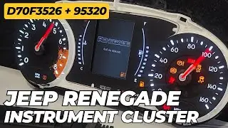 Jeep Renegade Instrument Cluster | D70F3526 + 95320 | OBD2 & Bench Programming FORZA 614