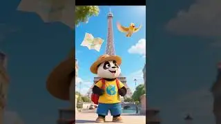 &ldquo;Happy Panda Visits Paris The City of Light!&rdquo;