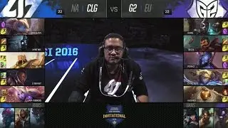 CLG vs G2 Highlights - COUNTER LOGIC GAMING vs G2 ESPORTS - 2016 MID-SEASON INVITATIONAL