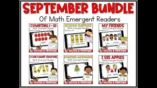 Emergent Readers Bundle | Back to School | Google Classroom Kindergarten