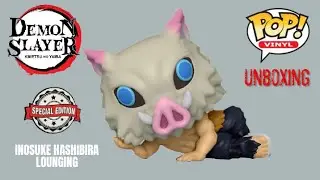 Inosuke Lounging Funko Pop! Vinyl Demon Slayer Special Edition Exclusive