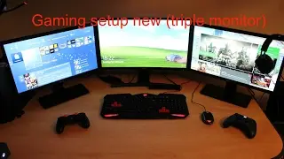 triple monitor gaming setup