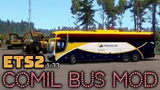ETS2 1.33 BUS MOD | Comil BUS MOD | Beyond the Baltic Sea Map