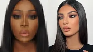 Divento ELISA MAINO con Prodotti SOTTO i 15€ | PERFECT SKIN and SHINY SMOKEY Tutorial Pelle Scura