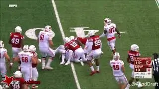 Troy Fumagalli (Wisconsin TE) vs Indiana - 2017