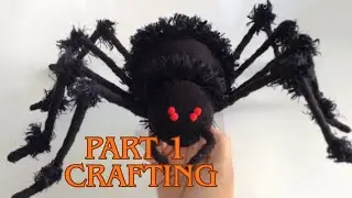 How to make a spider with paper/crafting/spooky spider/spider wrab#papercraft #spider#halloween 