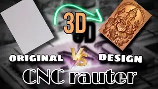 Transforming Flat Sheets into 3D Art with CNC rauter YouTube description #cncart #cncrouter