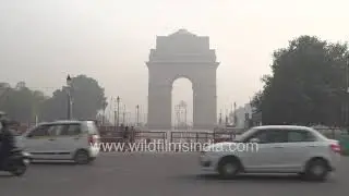 New Delhi ahead of Republic Day 2021 amid Coronavirus | India Gate covered in smog