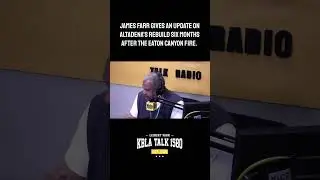 James Farr przedstawia stan odbudowy Altadeny sześć miesięcy po pożarze w Eaton Canyon.