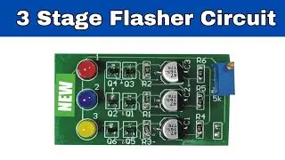 Running LED Chaser circuit with Speed Control | Running LED drive Circuit