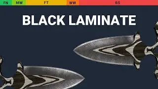 Shadow Daggers Black Laminate - Skin Float And Wear Preview